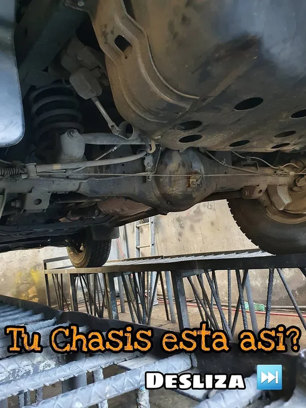 Estética de chasis 11 trabajos: trabajo 3 antes, en Monster Garage Vzla