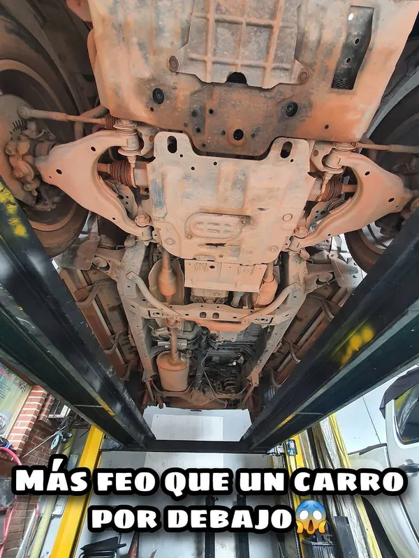 Estética de chasis 11 trabajos: trabajo 5 antes, en Monster Garage Vzla