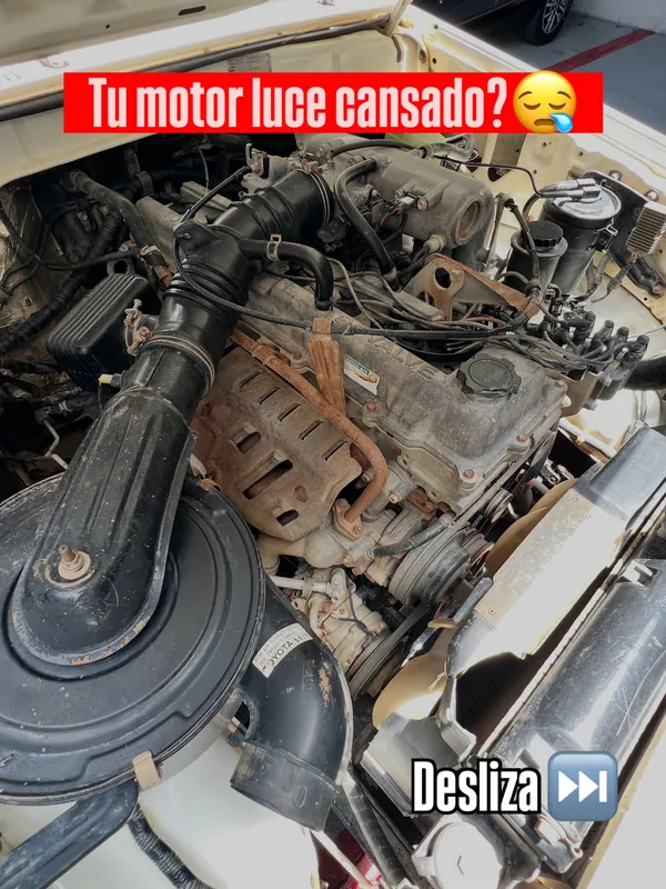 Estética de motor 9 trabajos: trabajo 4 antes, en Monster Garage Vzla