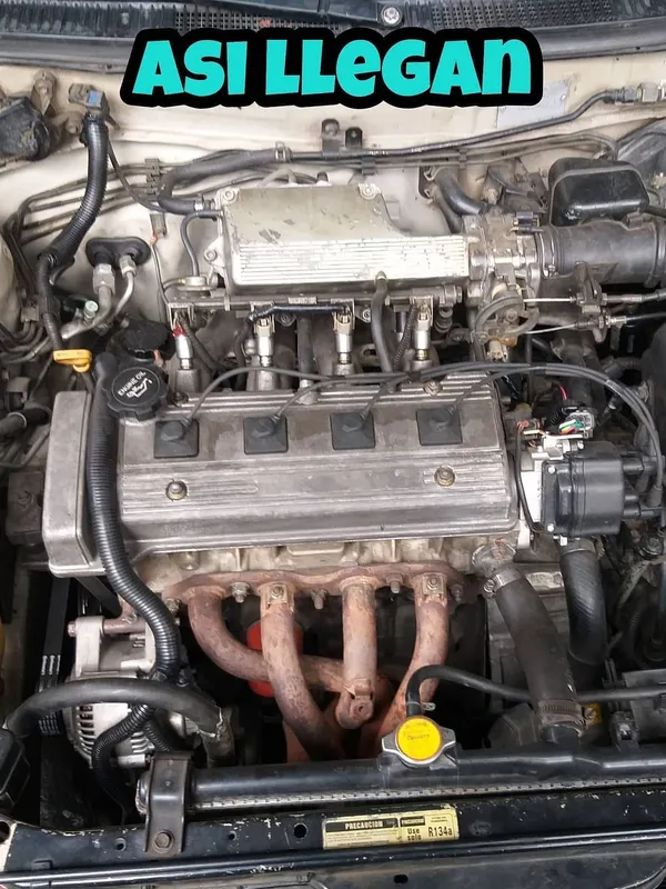 Estética de motor 9 trabajos: trabajo 6 antes, en Monster Garage Vzla