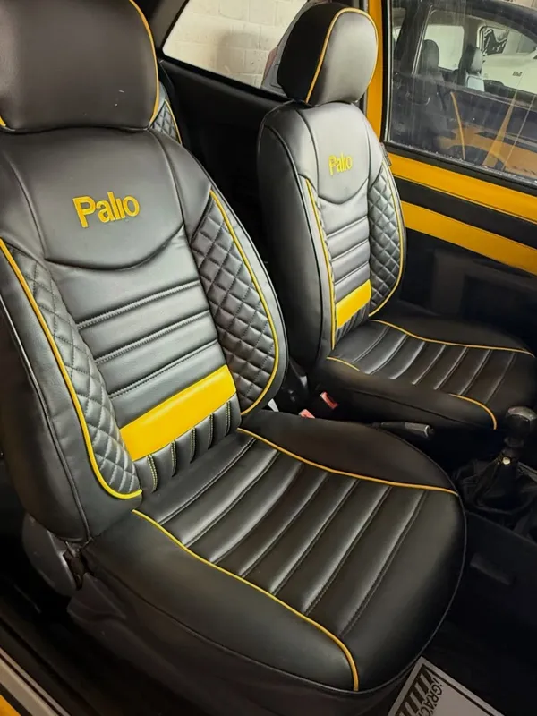 Fiat Palio negro y amarillo en Monster Garage Vzla, Valencia (foto 5)