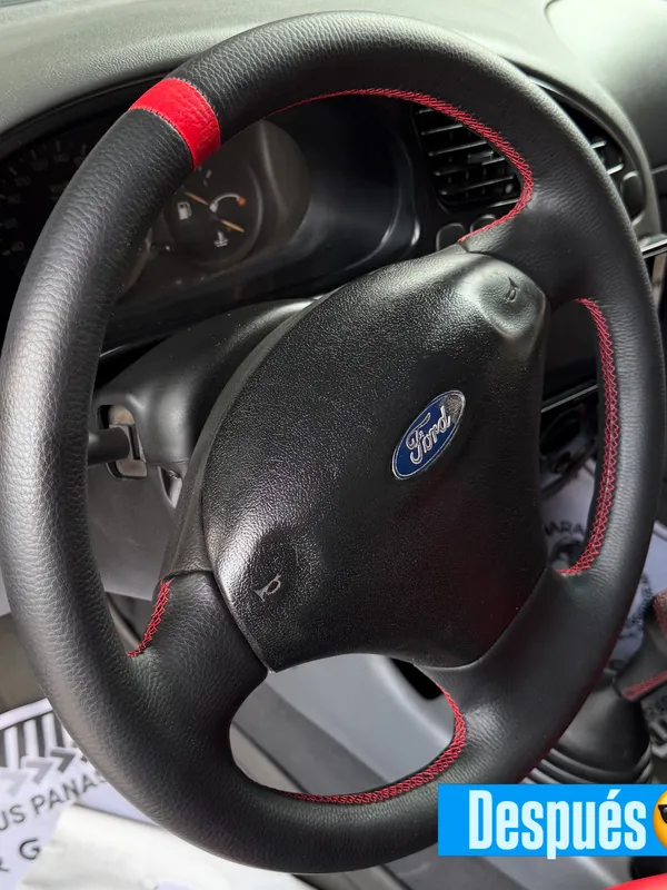 Ford Fiesta (volante), volante forrado, en Monster Garage Vzla, Valencia