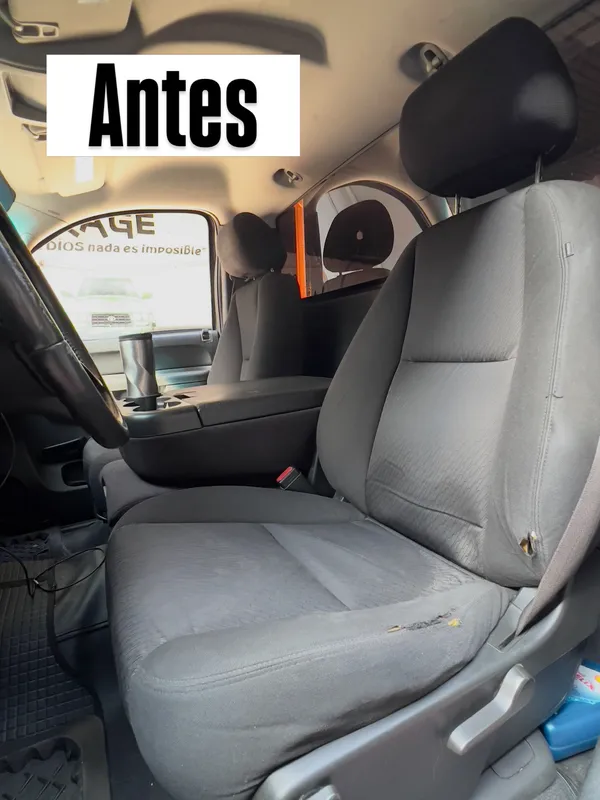 Pickup (cuero caramelo) asientos, puerta y volante: asientos antes, en Monster Garage Vzla