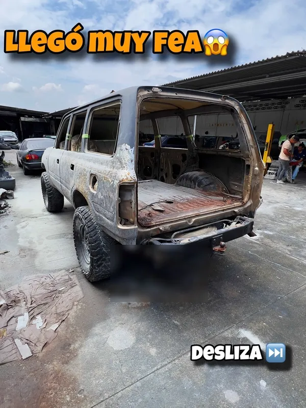 Toyota Autana restauración desde cero: antes y después antes, en Monster Garage Vzla