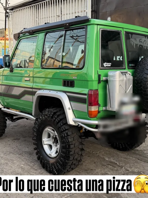 Toyota Machito verde, verde con detalles, en Monster Garage Vzla, Valencia